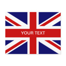 Cartes postales du drapeau britannique | Conceptio
