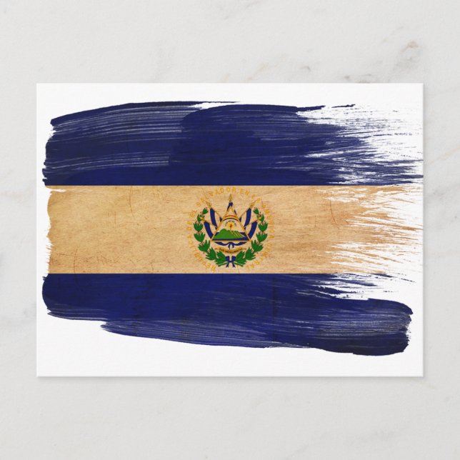 Cartes postales du drapeau d'El Salvador (Devant)