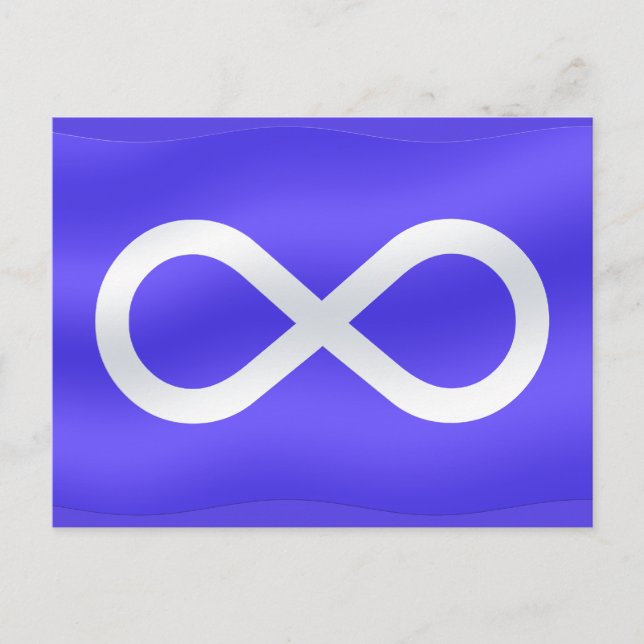 Cartes postales du drapeau des Métis Cartes des Pr (Devant)