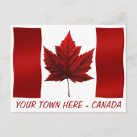 Cartes postales du drapeau du Canada Cartes postal