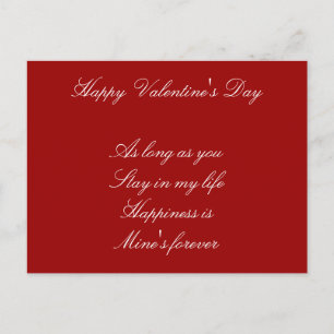 Cartes postales du jour de Valentines-bonheur