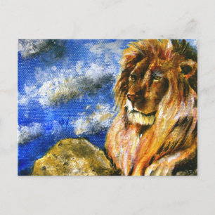 Cartes postales du lion royal