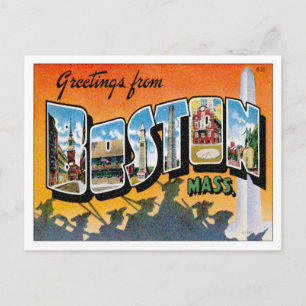 Cartes Postales Du Massachusetts De Boston
