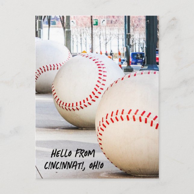 CARTES POSTALES DU STADE DE BASEBALL DE CINCINNATI (Devant)
