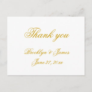 Cartes postales en Merci Mariage nautique blanc