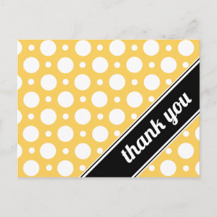 Cartes postales en Merci Pote Jaune et Blanc