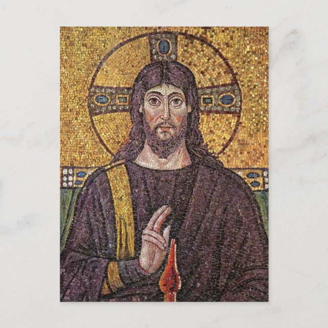Cartes postales en mosaïque Jésus (Devant)