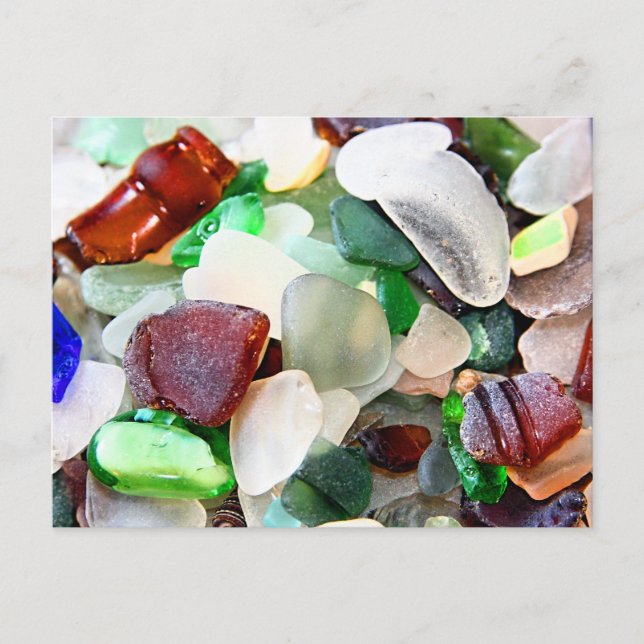 Cartes postales en verre de plage (Devant)