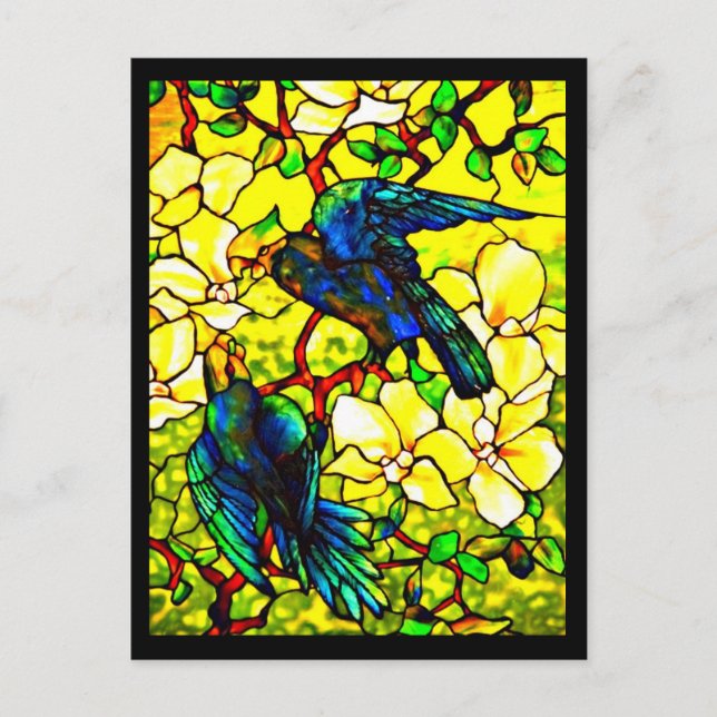 Cartes postales en verre-Louis Tiffany 15 (Devant)