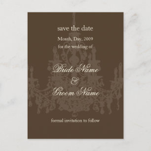 Cartes postales Enregistrez la date, lustre