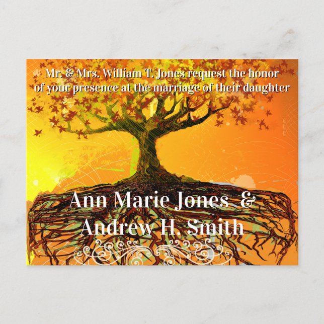 Cartes postales Faire-part de mariage bon marché (Devant)