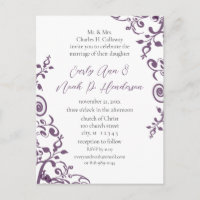Cartes postales Faire-part de mariage bon marché