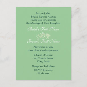 Cartes postales Faire-part de mariage bon marché