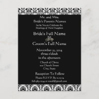 Cartes postales Faire-part de mariage bon marché