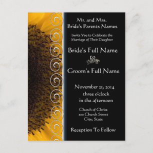 Cartes postales Faire-part de mariage bon marché