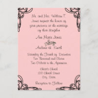 Cartes postales Faire-part de mariage bon marché