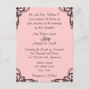 Cartes postales Faire-part de mariage bon marché