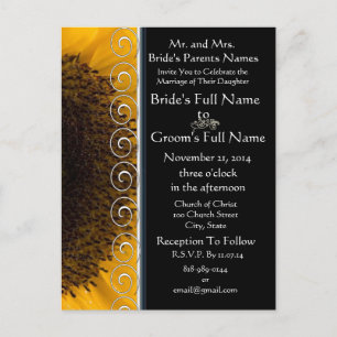 Cartes postales Faire-part de mariage bon marché