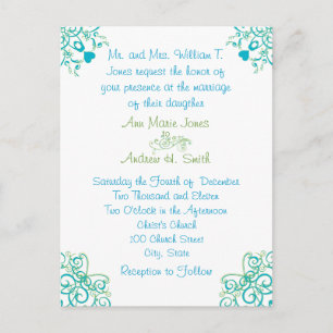 Cartes postales Faire-part de mariage bon marché