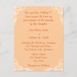 Cartes postales Faire-part de mariage bon marché
