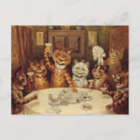 Cartes postales FÊTE DE CHATS LOUIS WAIN