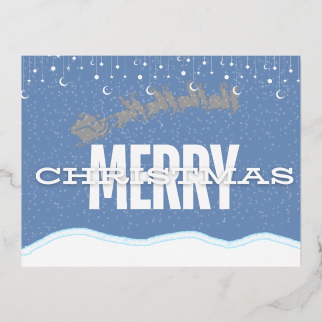 Cartes postales Foil de Noël 2024 par Collection K (Recto)