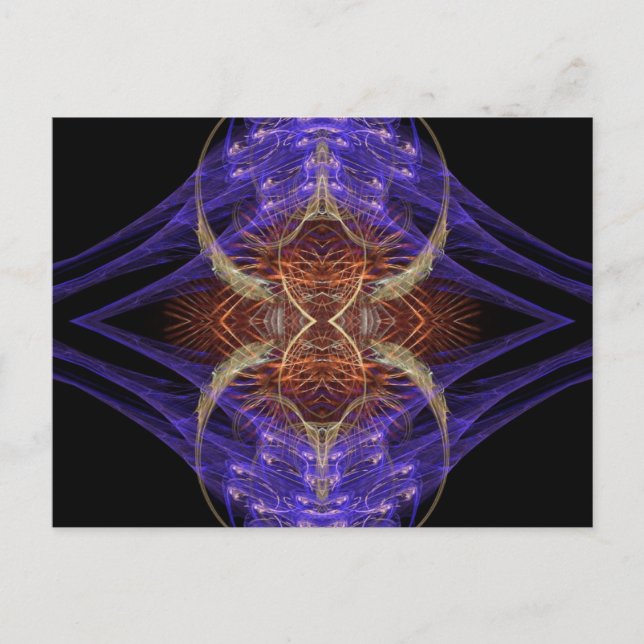 CARTES postales FRACTAL ART SERIE #1 (Devant)