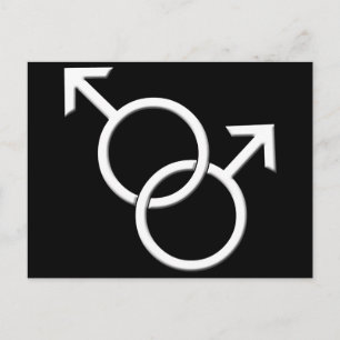 Cartes Postales Gay pride Hommes Cartes d'Amour Se