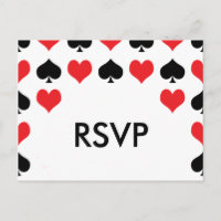 Cartes postales Hearts Spades Casino RSVP