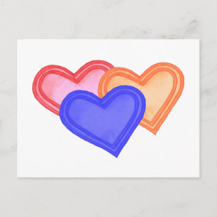 Cartes postales Hearts Trio