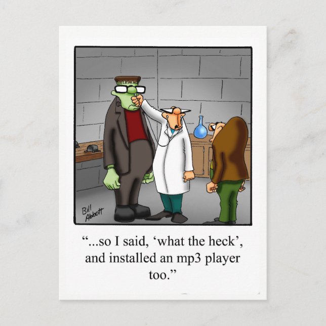 Cartes postales humoristiques d'Halloween "Spectic (Devant)