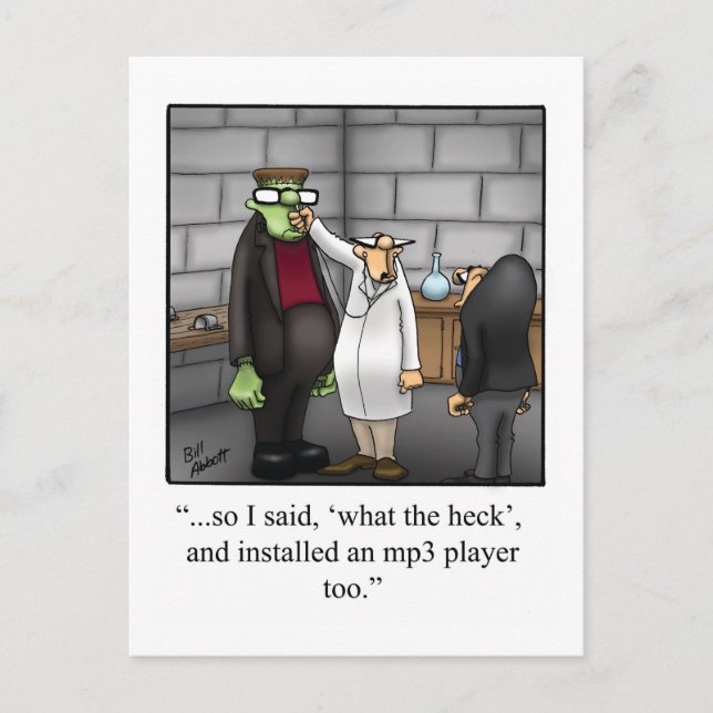 Cartes Postales Humour Halloween "Spectickles" (Devant)