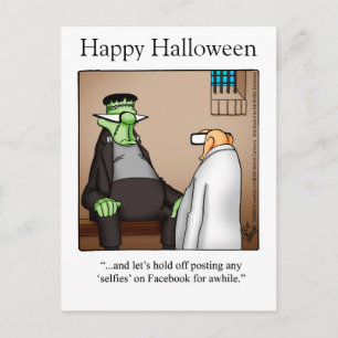 Cartes Postales Humour Halloween "Spectickles"