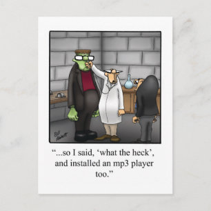 Cartes Postales Humour Halloween "Spectickles"