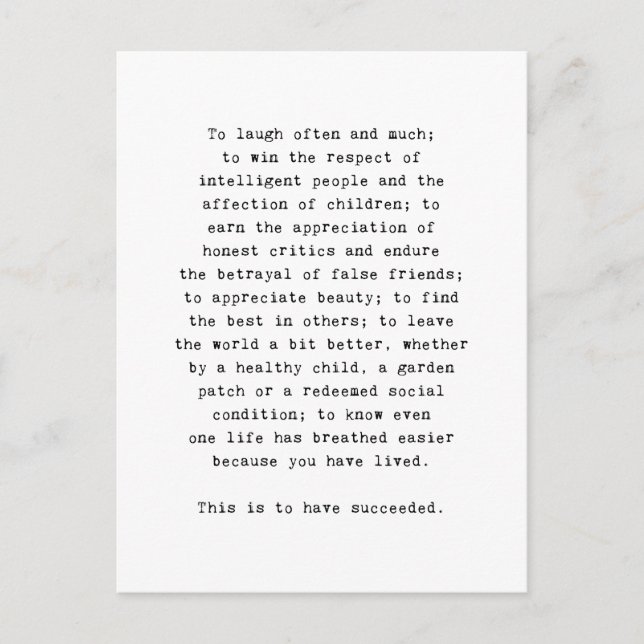 Cartes postales inspirantes, citations inspirantes (Devant)