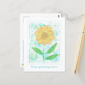 Cartes postales Jaune Jolie Abstraite