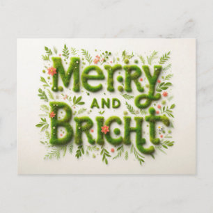 Cartes postales Joyeuses et brillantes, Noël