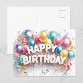 Cartes postales joyeux anniversaire, en gros, abor