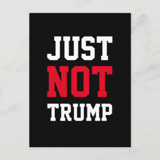 Cartes postales "Just not Trump"
