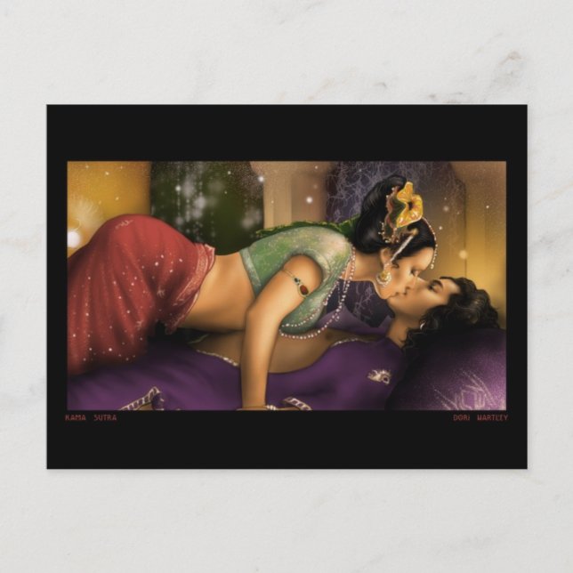 Cartes postales Kama Sutra Art original (Devant)