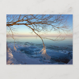 Cartes postales, Lac Ontario, Froid glacé.