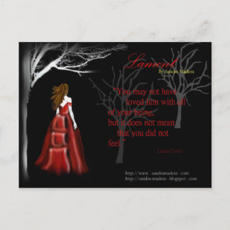 Cartes postales Lament by Sandra Madera