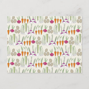 Cartes postales légumes-horizontales