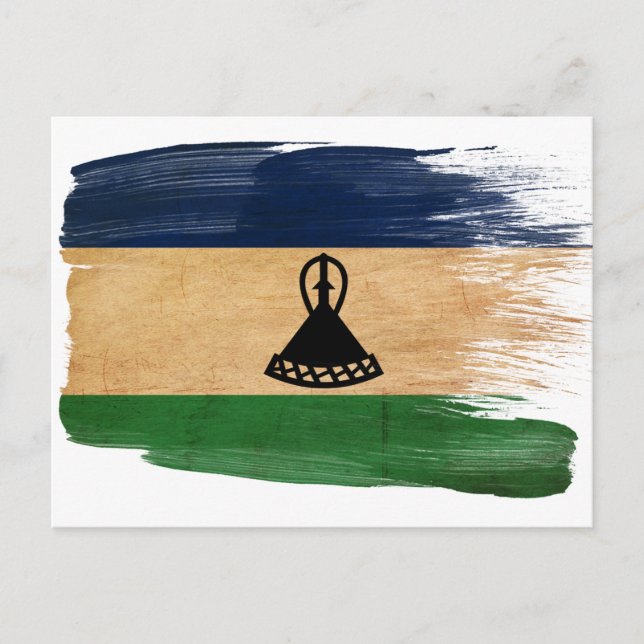 Cartes postales Lesotho Flag (Devant)