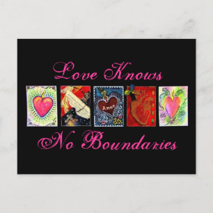 Cartes postales "Love Knove No Boundaries"