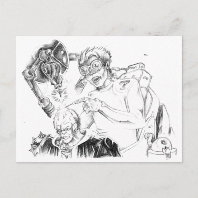 Cartes postales Mad Skillustrator (Devant)