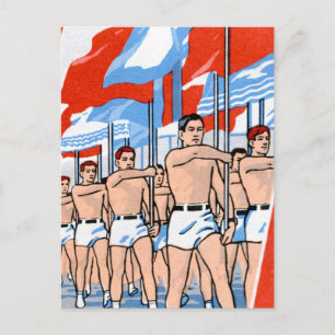 Cartes postales Marching Boys