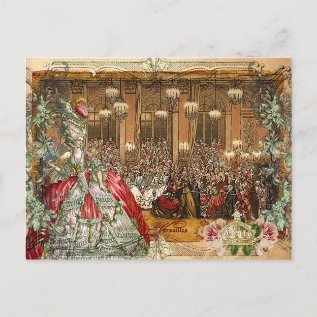 Cartes postales Marie Antoinette Versailles (Devant)