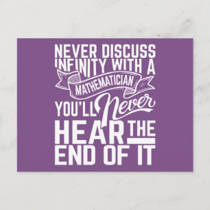 Cartes postales Math Infinity