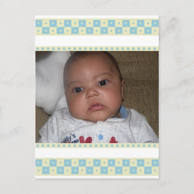 Cartes postales Merci Bébé Snower (Devant)